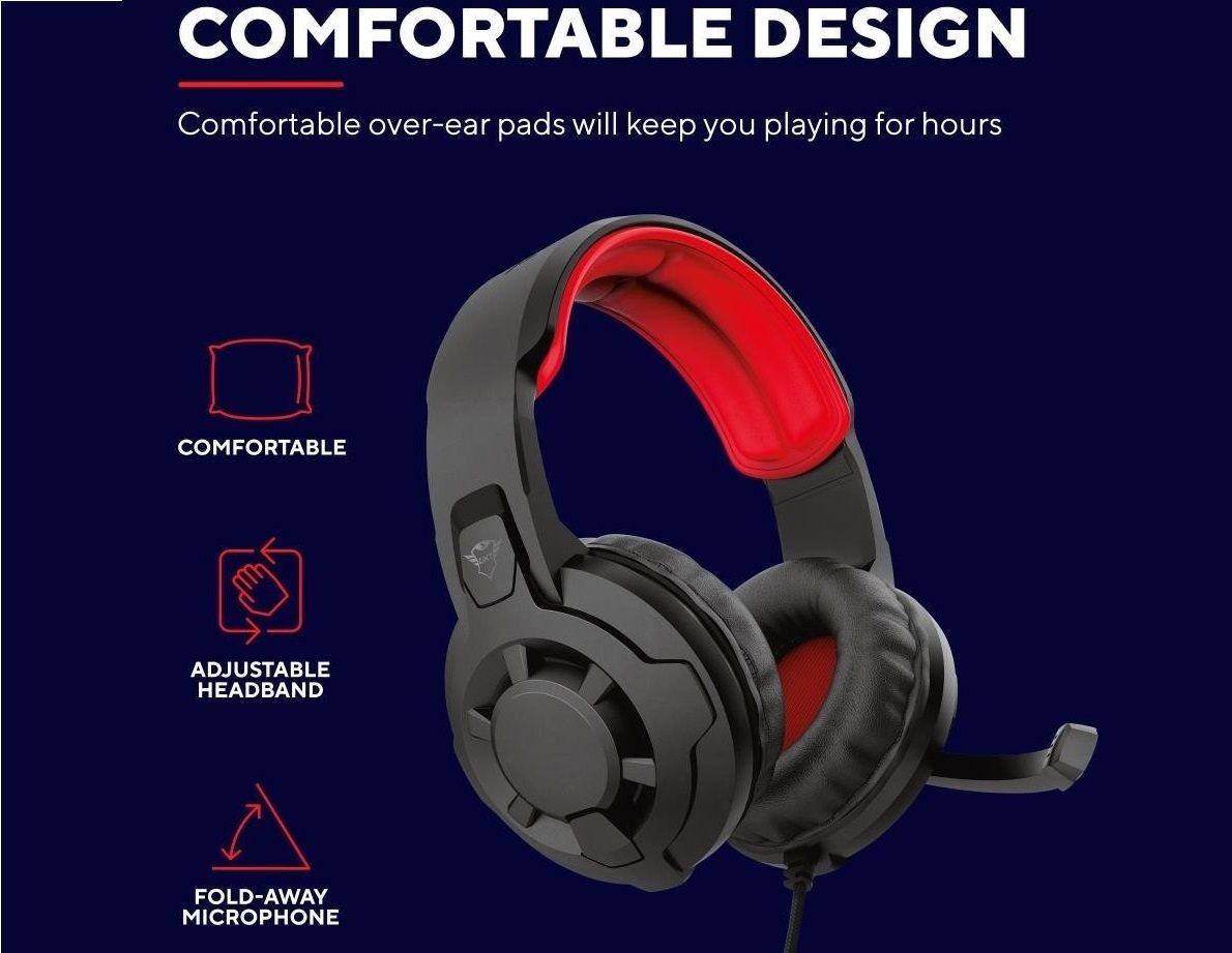 Herné slúchadlá Trust GXT 411 RADIUS MULTIPLATFORM HEADSET Herné slúchadlá Trust GXT 411 RADIUS MULTIPLATFORM HEADSET