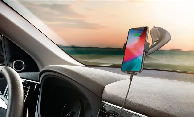 TRUST Juvo10 Car QI Phone Holder Certifikát WPC