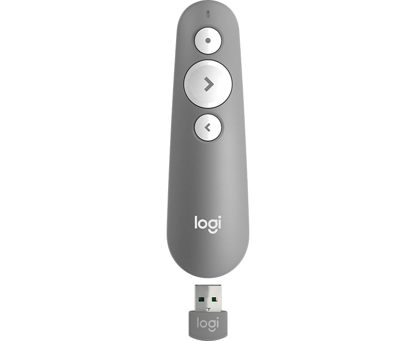 Logitech Wireless Presenter R500 Mid Grey Prezentér Logitech Wireless Presenter R500 Mid Grey bezdrátový