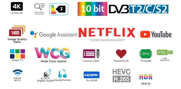 4K UHD TV STRONG SRT55UC7433