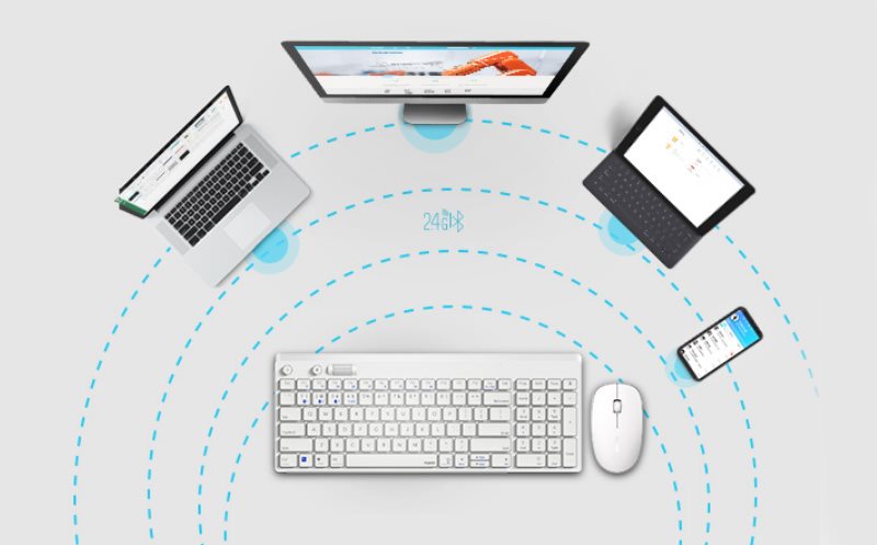 Rapoo 8050M Connect to multiple devices