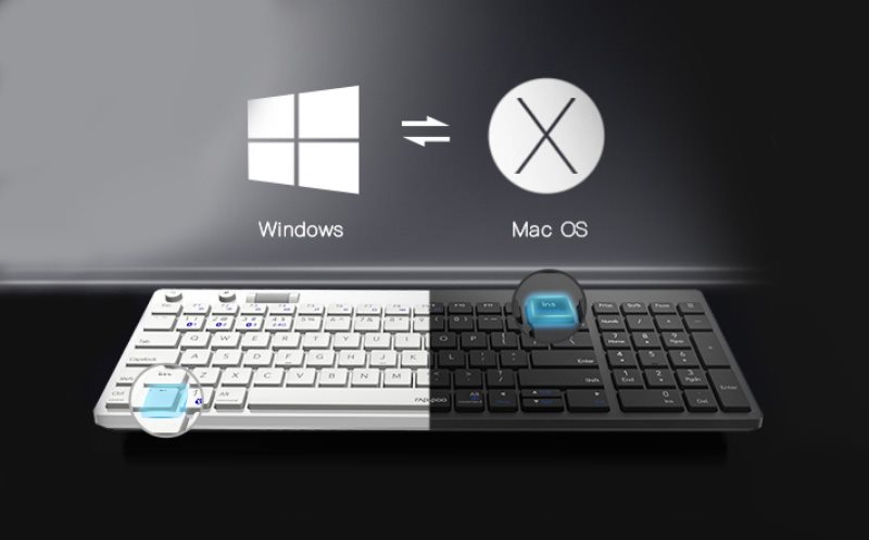 Rapoo 8050M Compatible with Windows and Mac