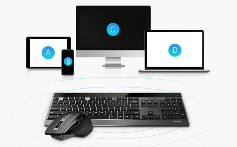 Connect to up to 4 devices
