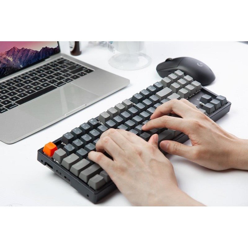 Keychron K8 87 Key Hot-Swappable Gateron Switch Mechanical - US Keychron K8 87 Key Hot-Swappable Gateron Switch Mechanical - US