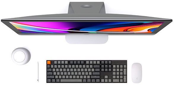 Gaming-Tastatur Keychron K10 Hot-Swappable Blue Switch - US