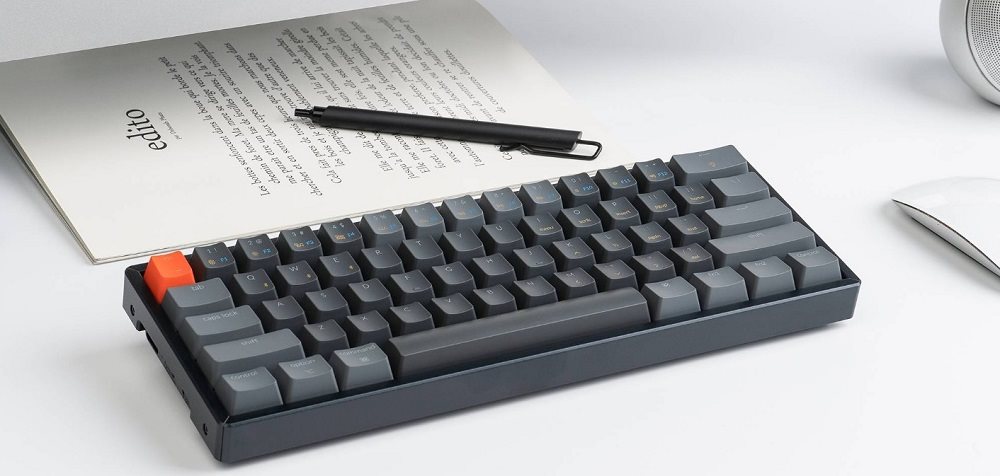 Herná klávesnica Keychron K12 Hot-Swappable Blue Switch