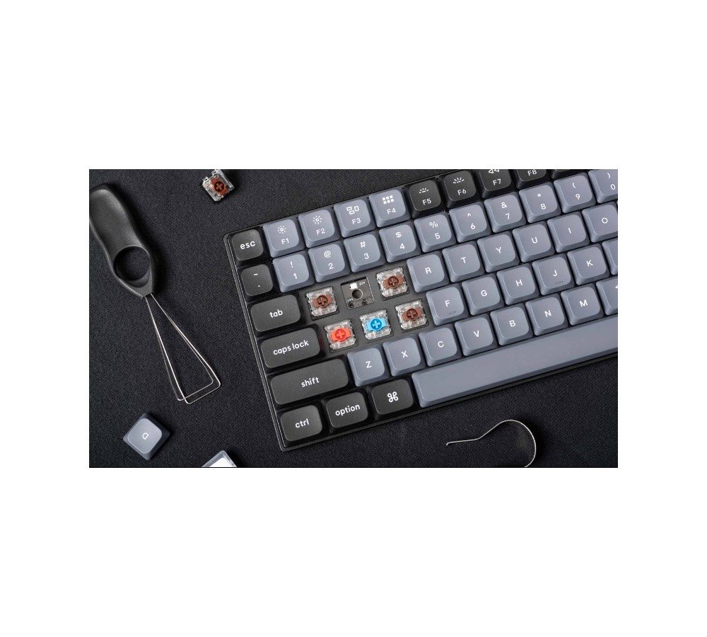 Herná klávesnica Keychron S1 Swappable Gateron RGB Backlight Brown Switch