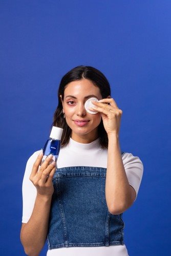 Odličovač NIVEA Daily Essentials Double Effect Eye Make-up Remover