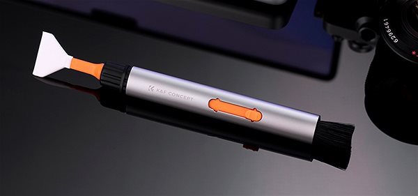 Štetec na optiku K&F Concept čistiace pero 3v1 na Fullframe čip Štetec na optiku K&F Concept čistiace pero 3v1 na Fullframe čip