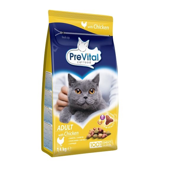 Granules for cats PreVital Adult Cat chicken 1,4 kg