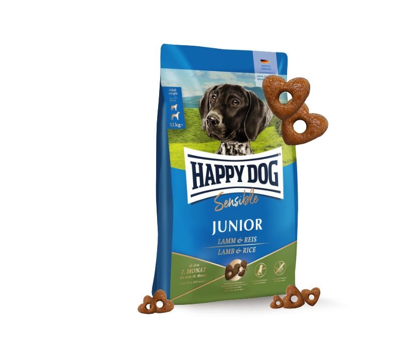 Granule pre šteňatá Happy Dog Sensible Junior Lamb & Rice