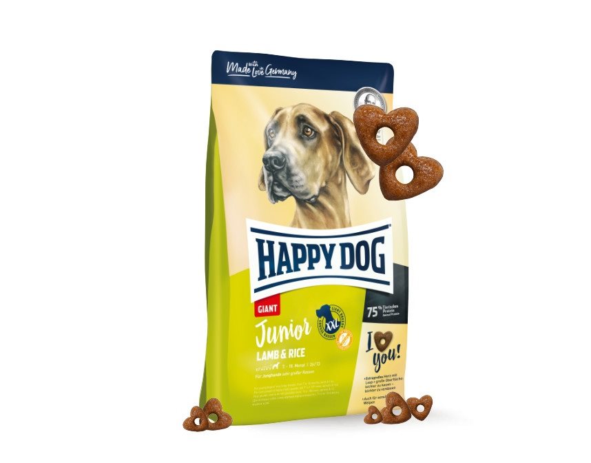 Granule pre šteňatá Happy Dog Junior Giant Lamb & Rice
