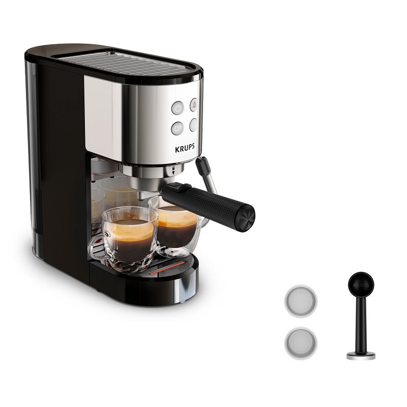 Kávovar pákový KRUPS XP441810 Virtuoso Essential 