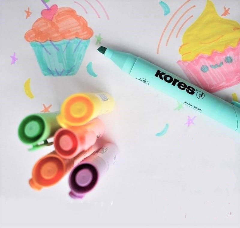 Zvýrazňovač KORES HIGH LINER PLUS PASTEL