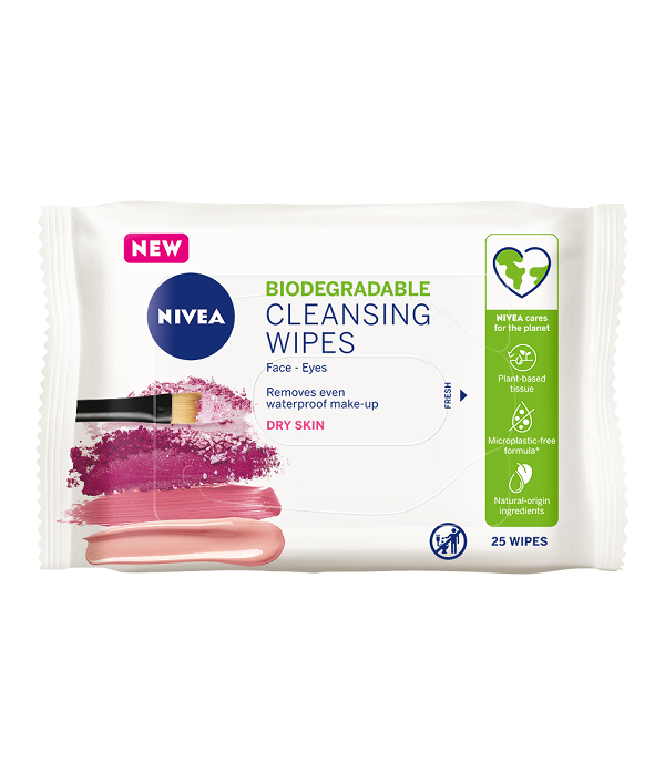 Odličovacie obrúsky NIVEA Gentle Cleansing Wipes Dry and Sensitive Skin