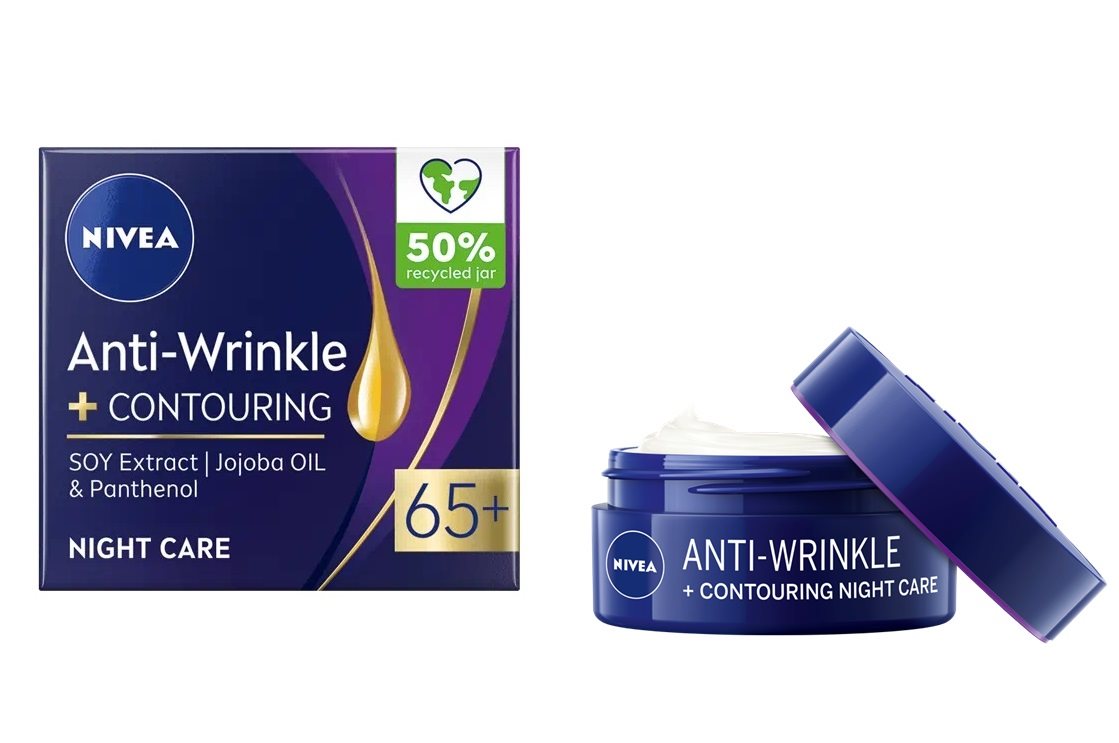 NIVEA Anti-Wrinkle Contouring 65+ Night Cream