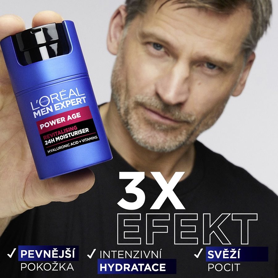 Pánský pleťový krém L'ORÉAL PARIS Men Expert Power Age Revitalizační 24h hydratační krém