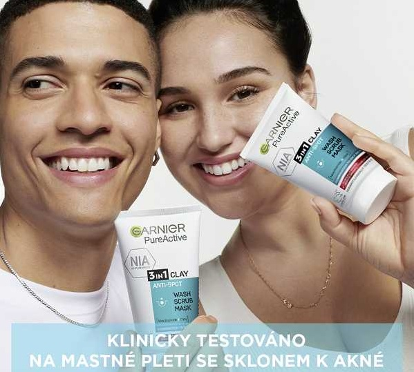 GARNIER PureActive 3in1 Clay Skin Peel 150ml