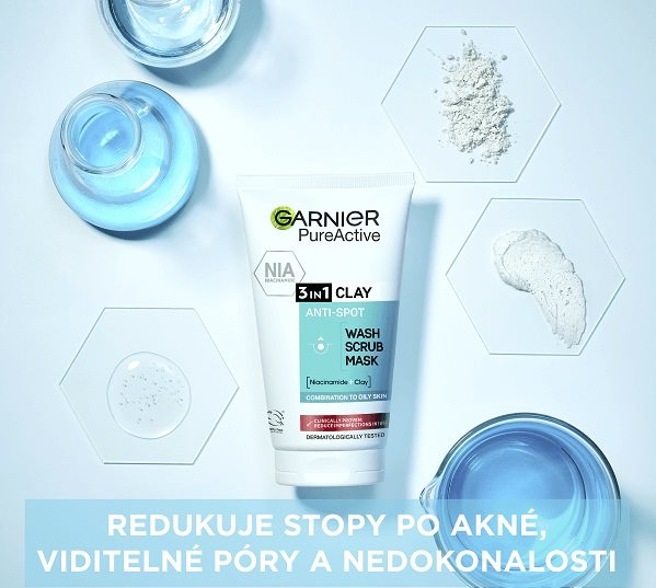 GARNIER PureActive 3in1 Clay Skin Peel 150ml