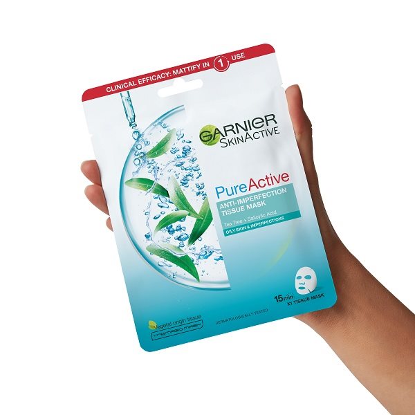 GARNIER Skin Naturals Pure Active Anti-Imperfection Sheet Mask 23g