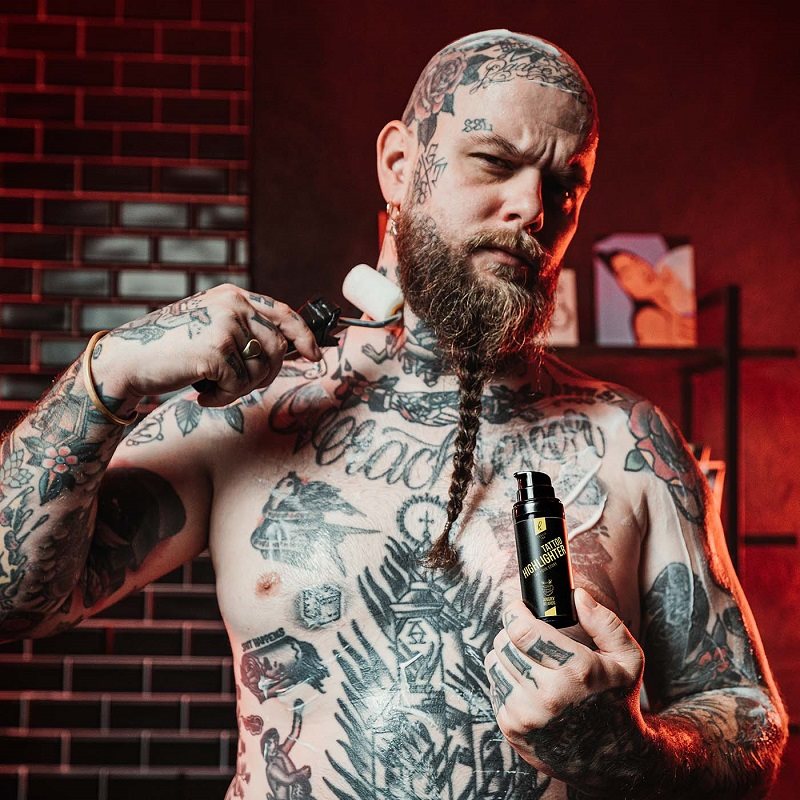 Telový krém ANGRY BEARDS Tattoo Hightlighter Travis Ink 