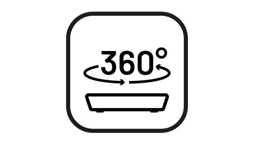 360° otočná základna