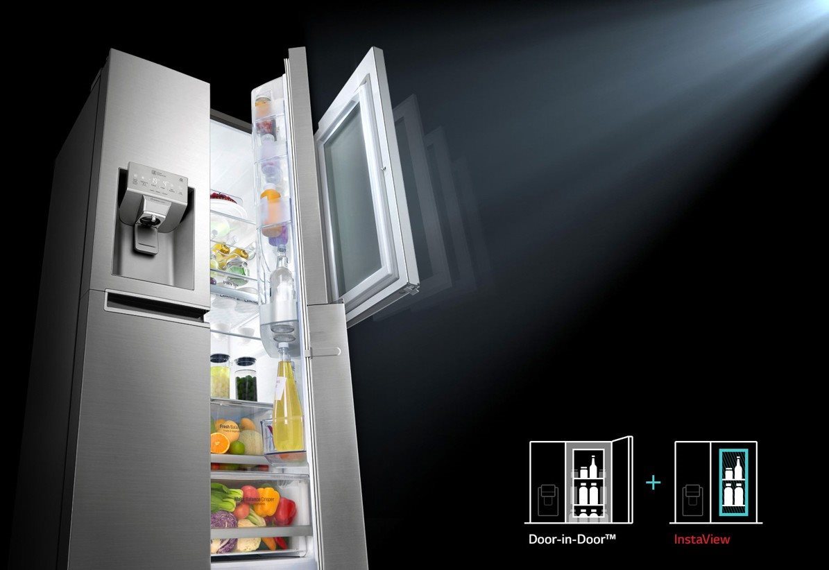 Americká chladnička LG GSX960MTAZ
