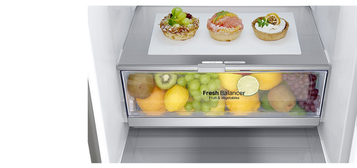 Lednice LG GBB72MCUGN s mrazákem dole Lednice LG GBB72MCUGN s mrazákem dole