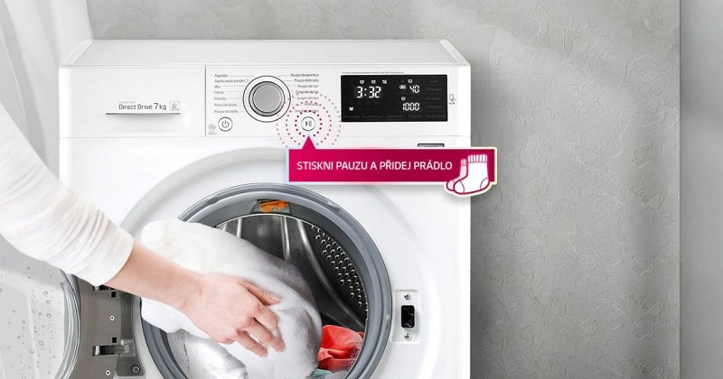 Úzká pračka s předním plněním LG F27V3HY6W