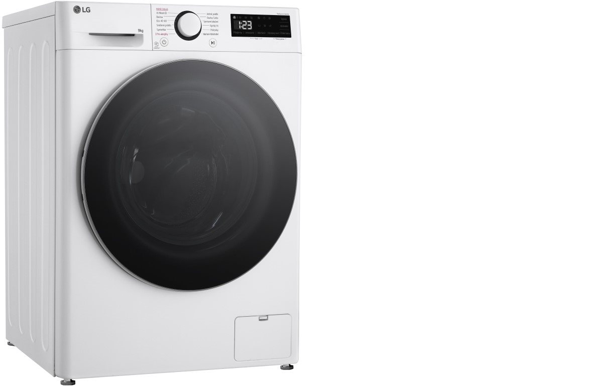 Úzka práčka spredu plnená LG FLR5A92WS