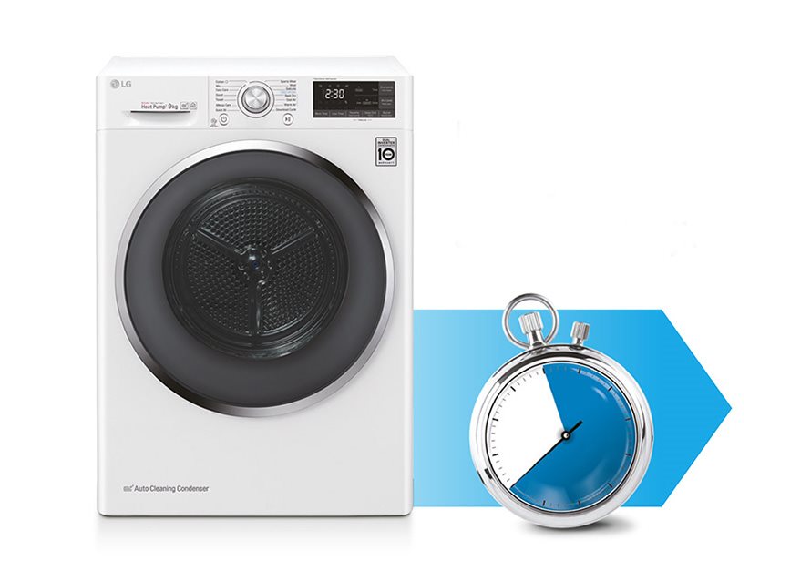 LG F104J8JS2W + LG RC81U2AV2W Úspora času