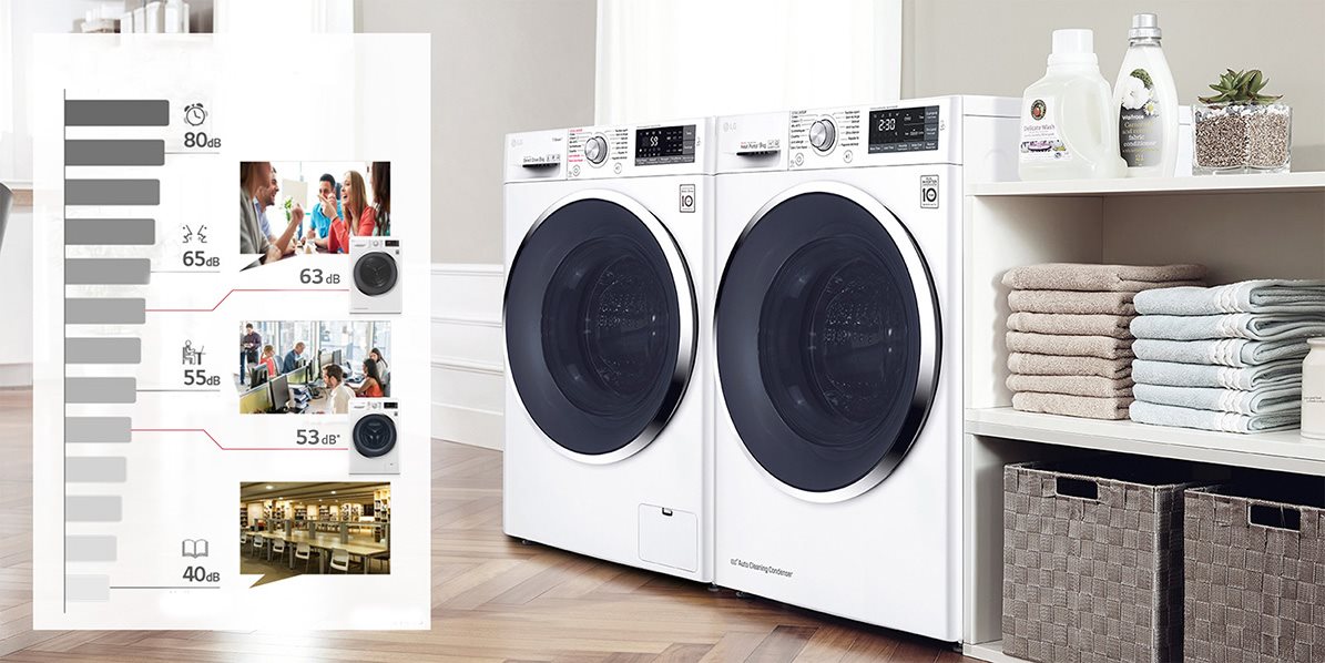 LG F104J8JS2W + LG RC81U2AV2W Nízka hlučnosť