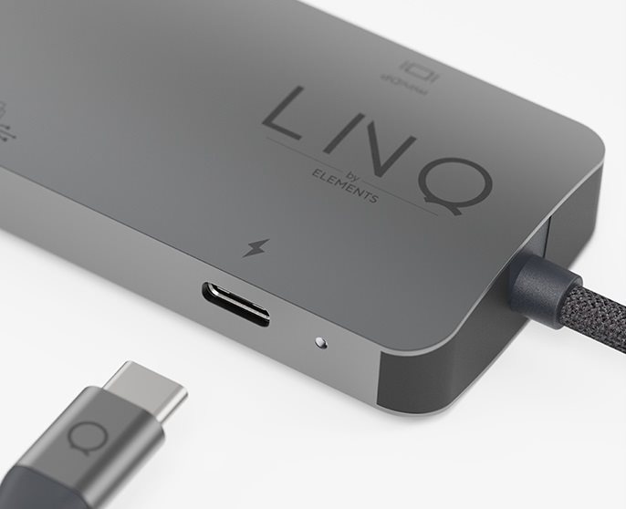 LINQ 7in1 4K Triple Display HDMI Adapter Port Replicator