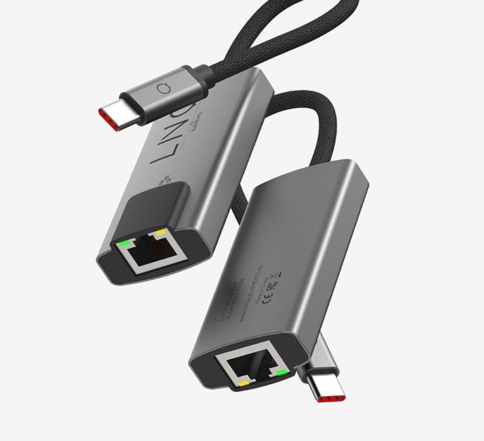 LINQ 2.5Gbe USB-C Ethernet Adapter Port Replikator