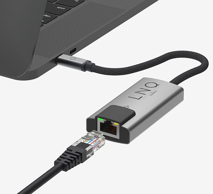 LINQ 2.5Gbe USB-C Ethernet Adapter Port Replikator