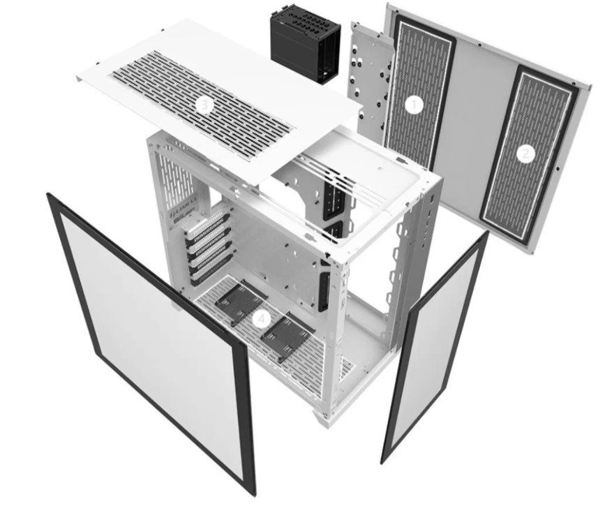 Počítačová skriňa Lian Li PC-O11 Dynamic Black