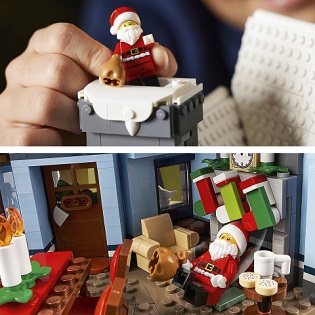 LEGO Icons 10293 Der Besuch des Weihnachtsmanns LEGO Icons 10293 Der Besuch des Weihnachtsmanns