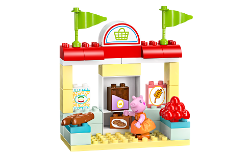 Stavebnica LEGO® DUPLO® 10434 Prasiatko Peppa a supermarket