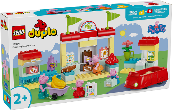 Stavebnica LEGO® DUPLO® 10434 Prasiatko Peppa a supermarket