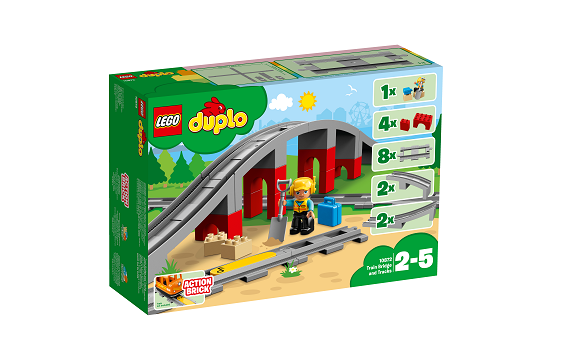 LEGO® DUPLO® 10872 Zugzubehör - Brücke und Gleise