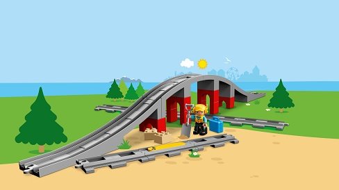 LEGO® DUPLO® 10872 Doplnky k vláčiku – most a koľaje