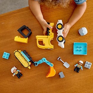 LEGO DUPLO Town 10931 - Nákladiak a pásový bager