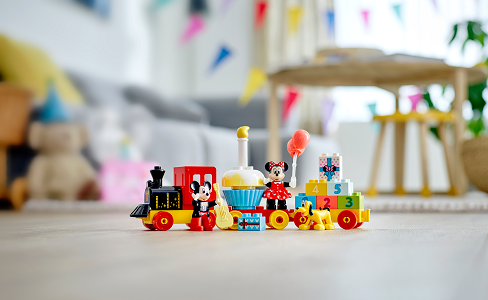 LEGO Duplo Disney 10941 Geburtstagszug Mickeyho a Minnie