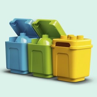 LEGO DUPLO Town 10945 Garbage truck and recycling 