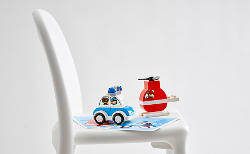 LEGO DUPLO My First 10957 Firefighting helicopter and police car