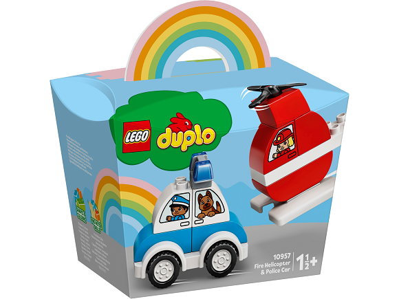 LEGO DUPLO My First 10957 Firefighting helicopter and police car