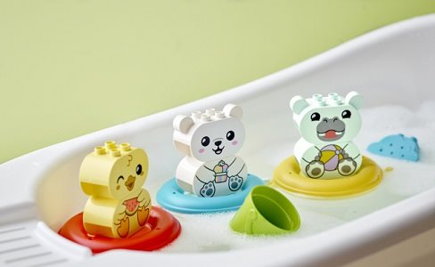 LEGO DUPLO 10965 Legrace ve vaně: Plovoucí vláček se zvířátky