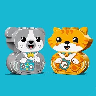 LEGO® DUPLO® 10977 Mein erstes Welpen- und Kätzchengeräusch