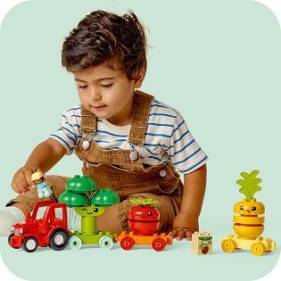 Stavebnica LEGO DUPLO 10982 Traktor so zeleninou a ovocím