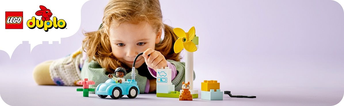 LEGO DUPLO 10985 Wind Turbine and Electric Car